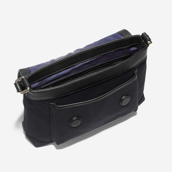 Cole Haan Bowdin Black Flap Crossbody - Picture 6 of 6